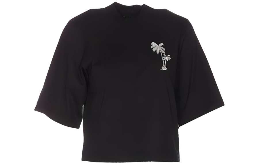 PALM ANGELS T Shirt Women's Black