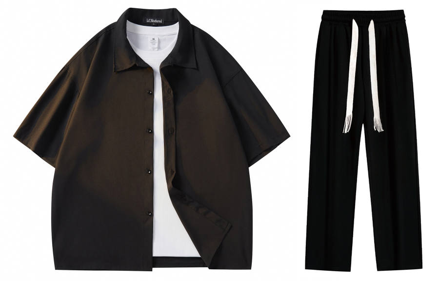 LA'T.WEEKEND Shirt Matching Set Unisex
