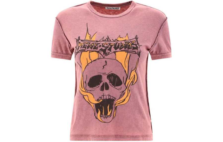 Acne Studios Acne Studios Graphic Printed Crewneck T Shirt