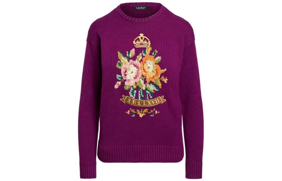 Polo Ralph Lauren FW22 Sweater Women's Purple