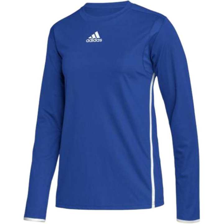 Adidas Adidas Women's Team Issue Long Sleeve Jersey Royal Blue/White