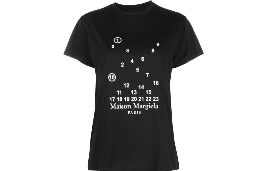 Maison Margiela Graphic Printed Crewneck T Shirt