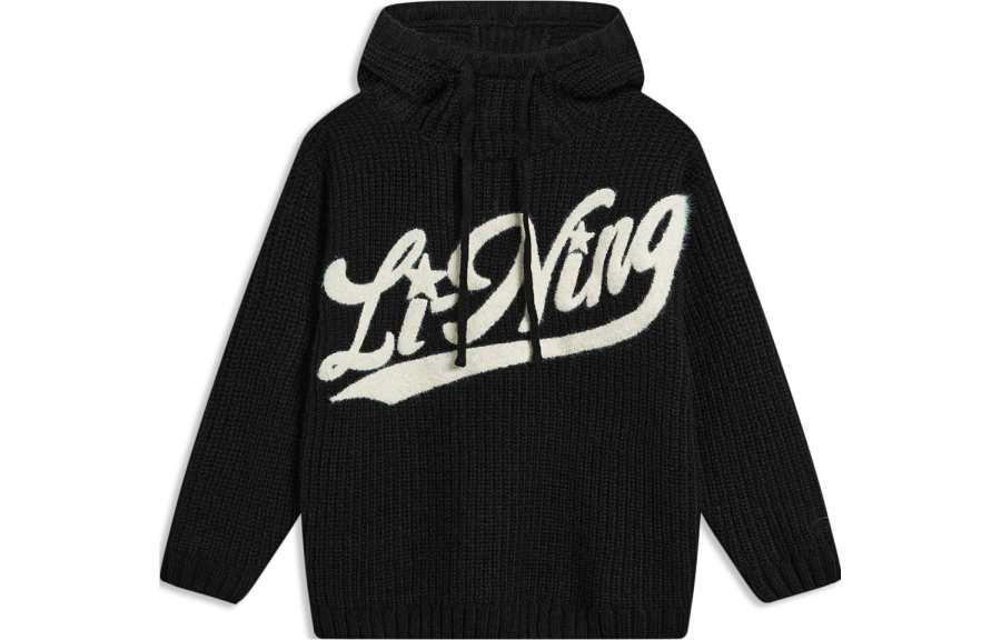 Li-Ning Li Ning Sports Life Collection Sweaters Women's Black Hooded Moderate Other