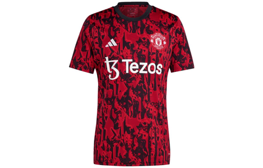 Adidas Adidas Manchester United Soccer Jerseys Men's Red Black Moderate