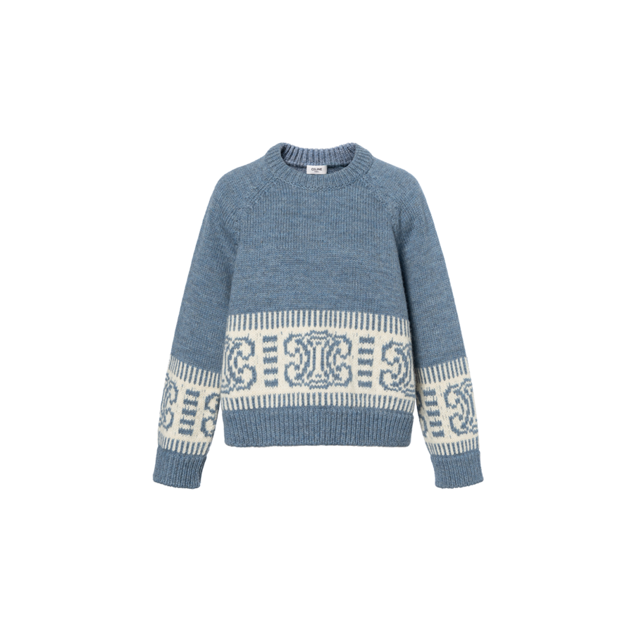 CELINE CELINE SS22 Sweater Women's Blue