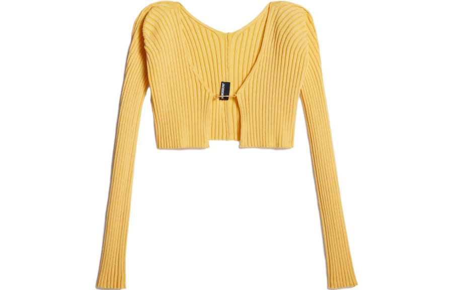 Jacquemus Jacquemus La Maille Pralu Micro Charm Logo Cardigan Pink