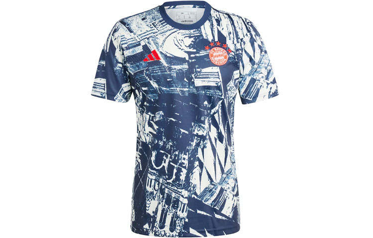 Adidas Adidas Bayern Munich Black Fc Bayern Pre Match Jersey Soccer Jersey Men's Dark Indigo