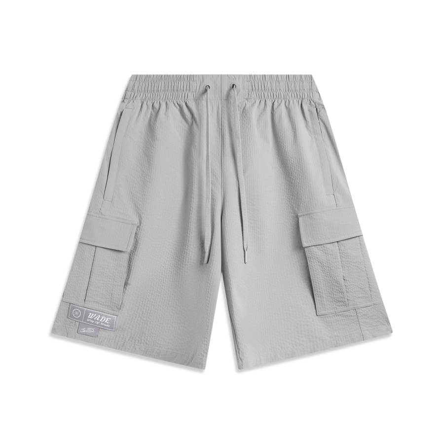 Li-Ning Li Ning Basketball Collection Sports Shorts Men's Geological Gray