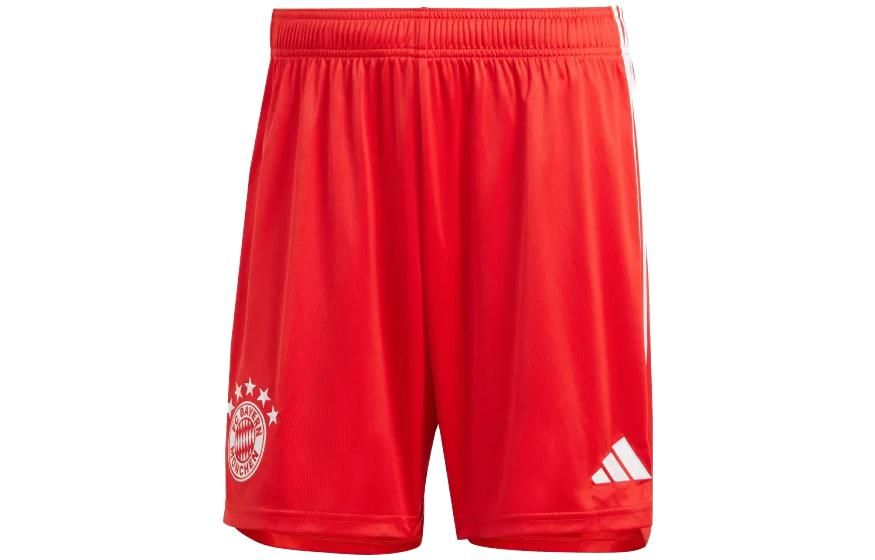 Adidas Adidas Bayern Munich Black Soccer Bottoms Men's Red White Colorway Moderate Straight Fit Pants