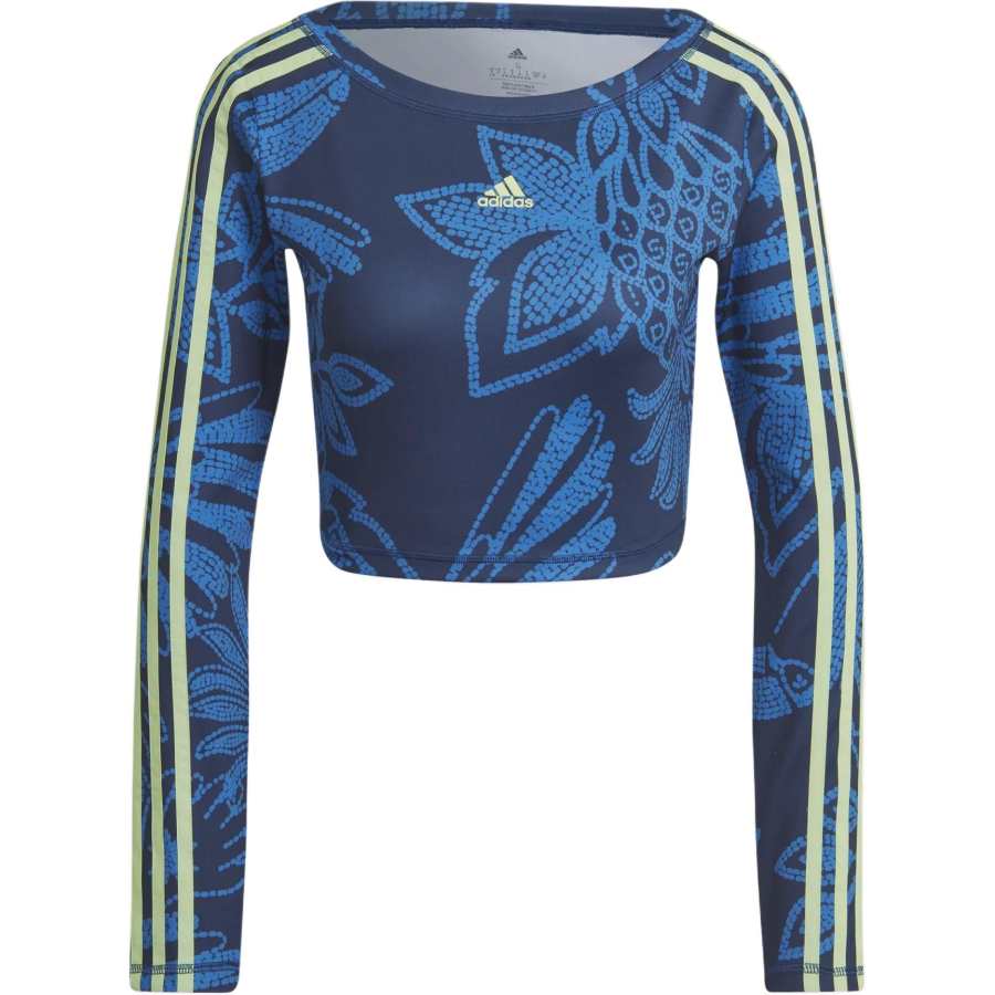 Adidas Adidas T Shirts Women's Blue Crew Neck Moderate Straight Fit