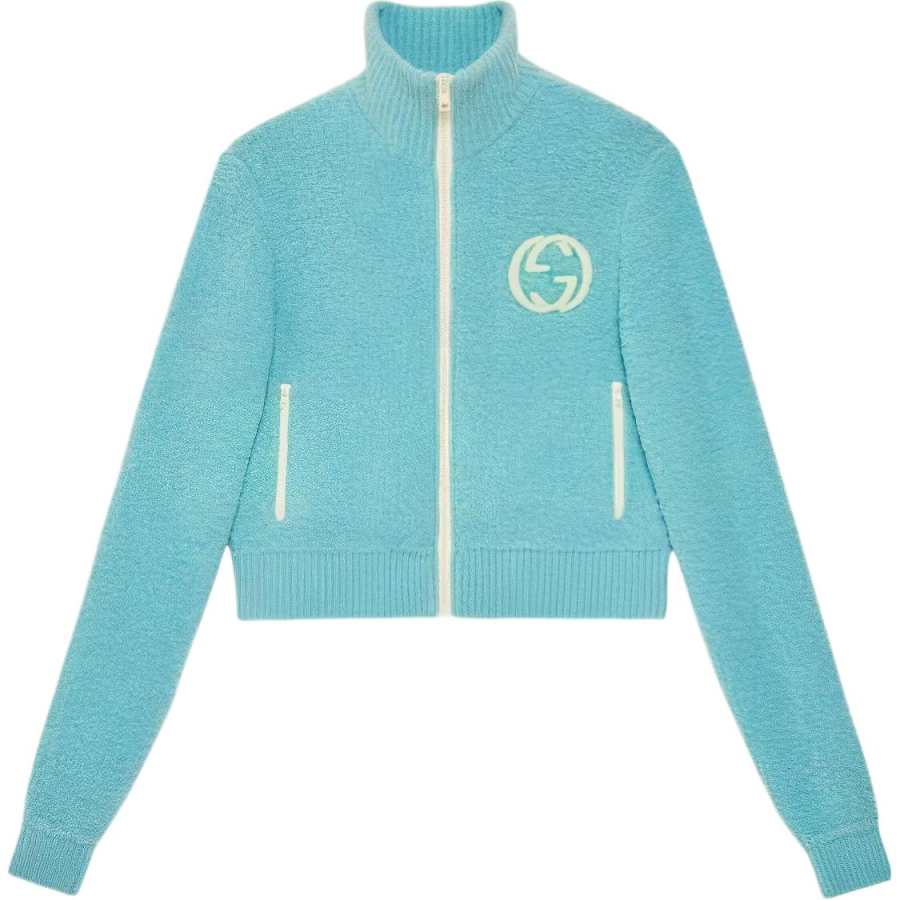 GUCCI SS24 Sweater Women's Blue