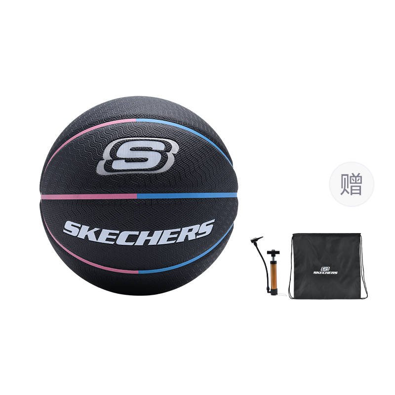 Skechers Pu Basketball Black Size 7 Ball Street Training Competition Unisex