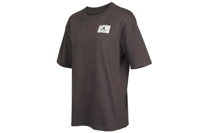 Jordan Jordan Drop Shoulder Sleeve T Shirt Women's Brown
