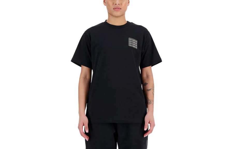 New Balance New Balance Drop Shoulder Sleeve T Shirt Women's Black