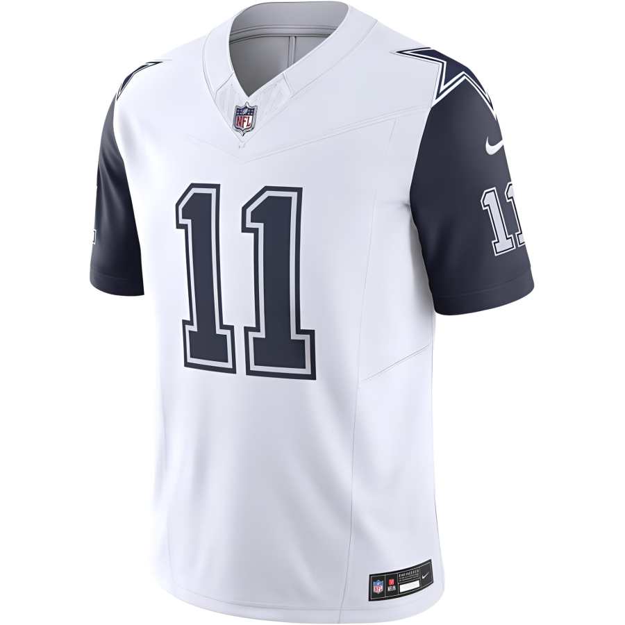 Nike Nike Dri Fit Micah Parsons Dallas Cowboys Rugby Jersey Men's White