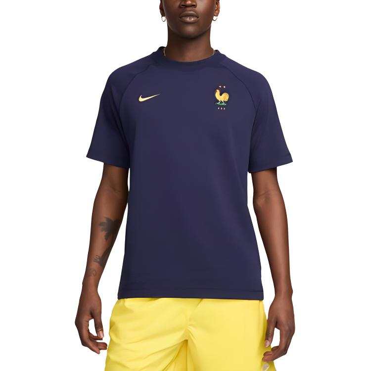 Nike Nike France National Team FFF Travel Soccer Jersey Men's Black Blue