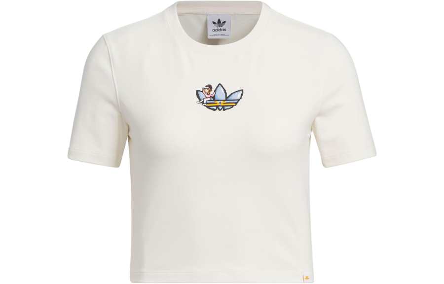 Adidas Originals Monkey Kingdom Crop Top Women's Pink White