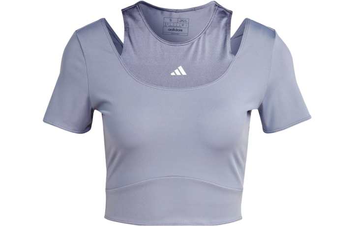 Adidas Adidas T Shirt Women's Silver Gray Violet