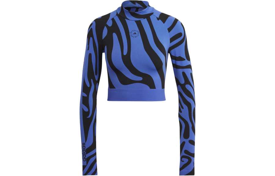 Adidas Adidas T Shirts Women's Blue Stand Collar Moderate Other