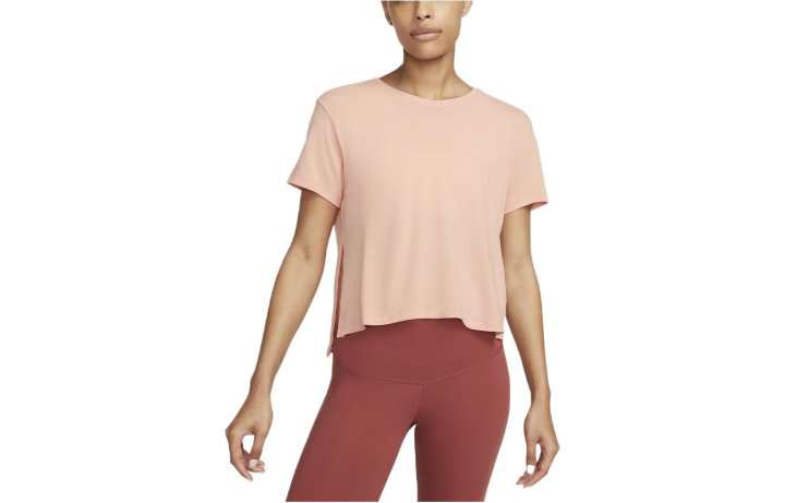 Nike Nike T Shirts Women's Pink Crew Neck Moderate