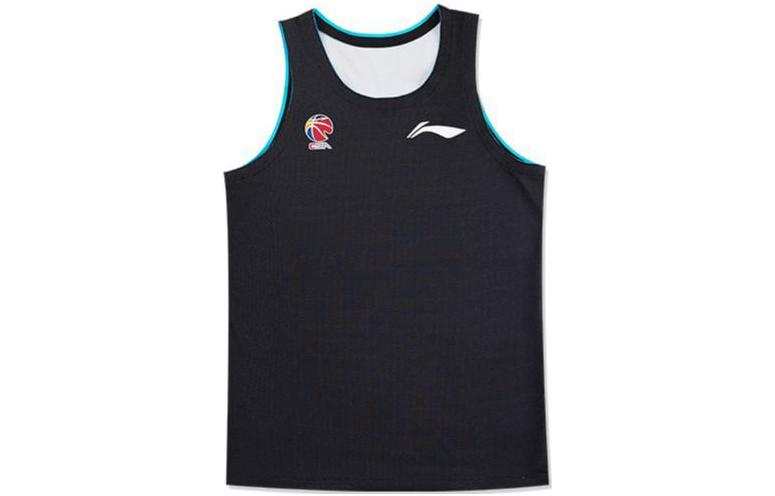 Li-Ning Li Ning CBA Collection Basketball Jersey Men's Black Gray