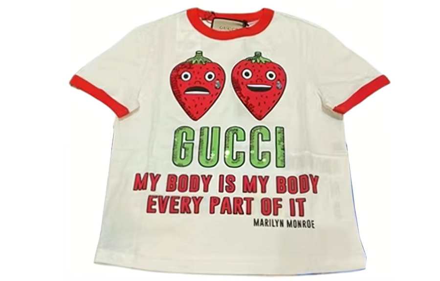 GUCCI T Shirts Women's White Crew Neck Moderate