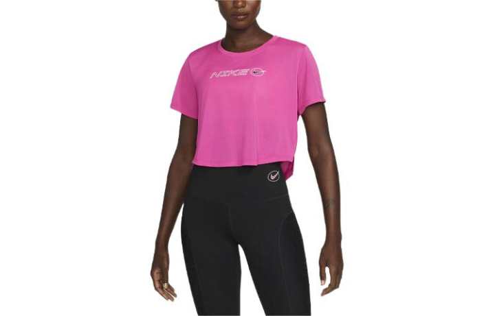 Nike Nike Dri FIT One Icon Clash T Shirt Women's Pink