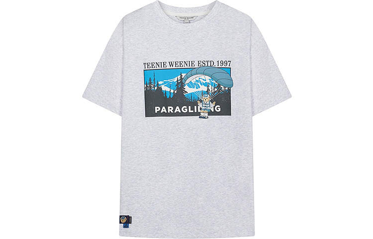 Teenie Weenie T Shirts Women's Crew Neck Moderate Straight Fit