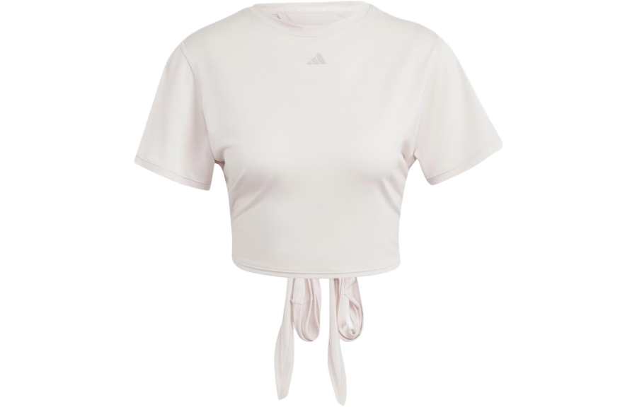 Adidas Adidas Yoga Studio Wrapped T Shirt T Shirt Women's Light Taupe