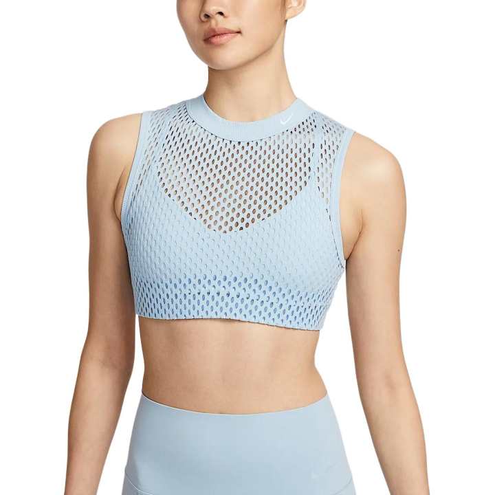 Nike Nike IndyDri Fit Tank Top Women's Light Armory Blue/White