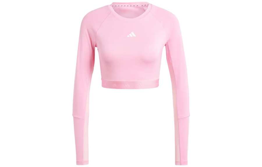 Adidas Adidas T Shirts Women's Pink Crew Neck Moderate Other