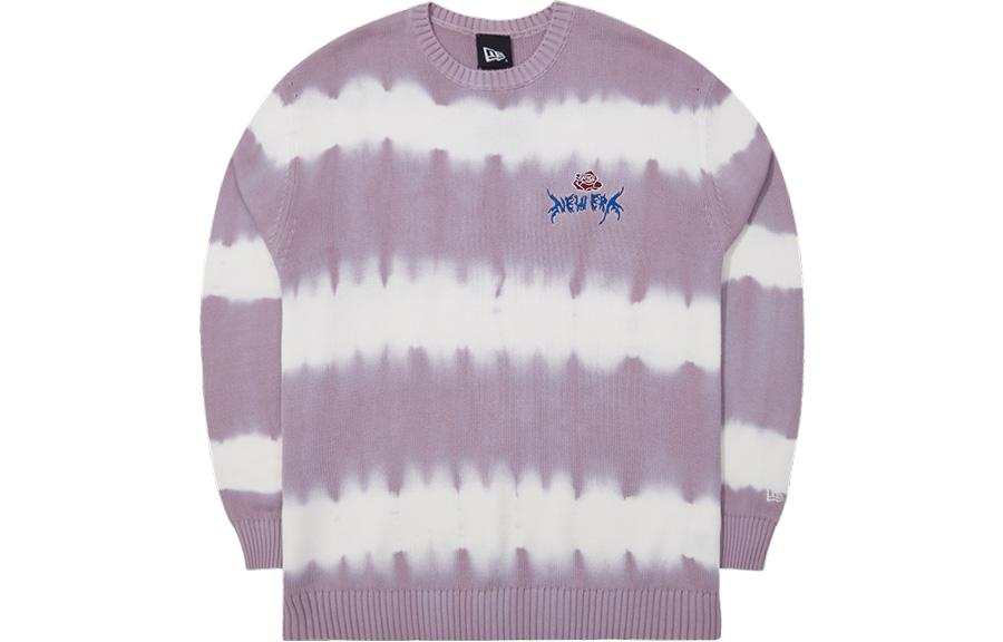 New Era Sweater Women's Purple Tie Dye
