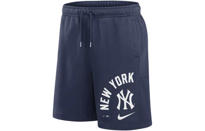 Nike Nike New York Yankees Arched Kicker Sports Shorts Men's Marine Blue