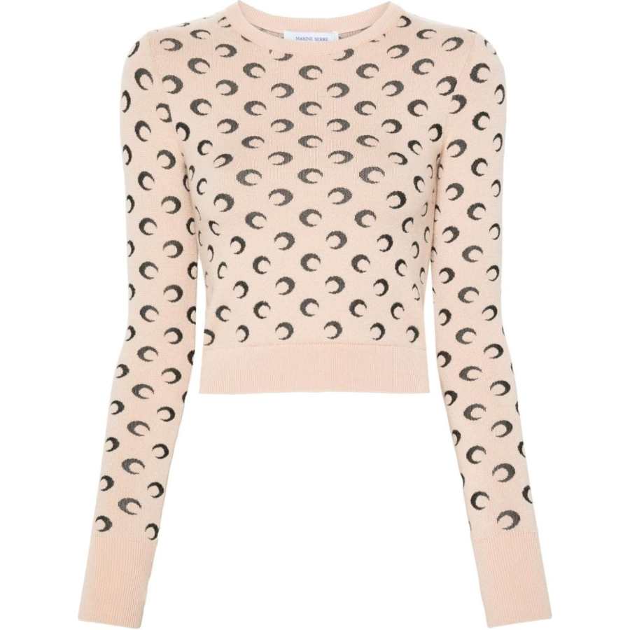 Marine Serre Crescent Moon jacquard Jumper