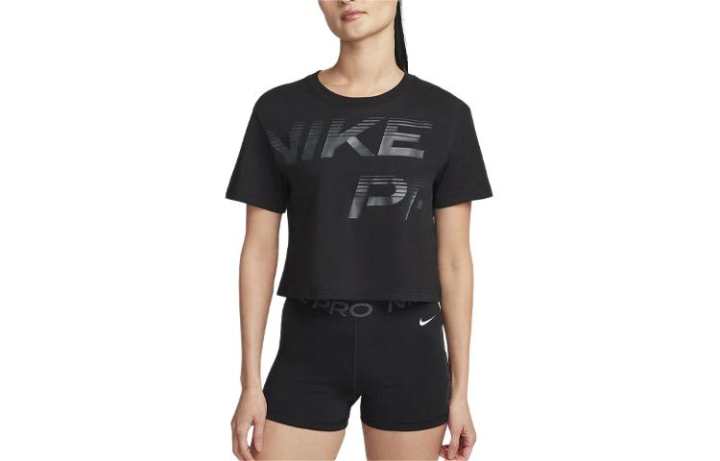 Nike Nike Drop Shoulder Sleeve T Shirt Women's Black