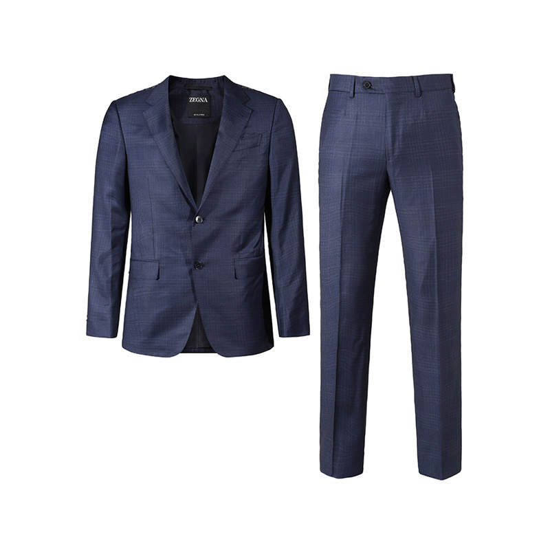 Ermenegildo Zegna SS24 Business Suit Men's Dark Blue