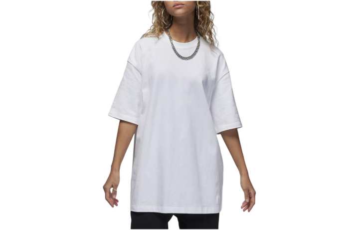 Jordan Jordan ESSENTIALS Drop Shoulder Sleeve T Shirt Women's White