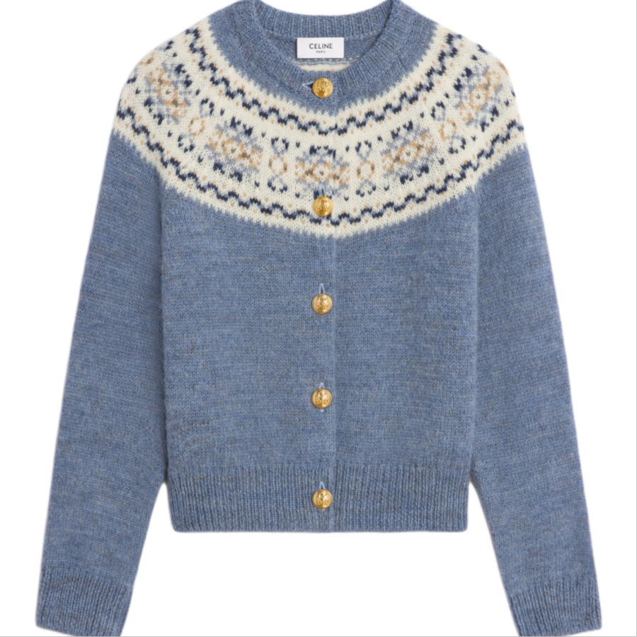 CELINE CELINE SS24 Sweater Women's Light Blue