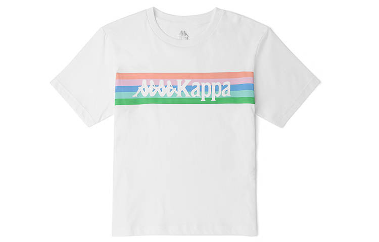Kappa T Shirts Women's Crew Neck Moderate Straight Fit