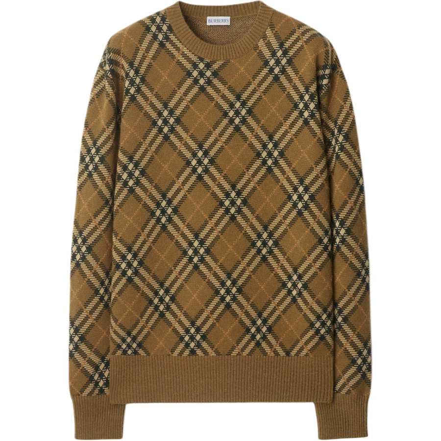 Burberry Burberry check-pattern wool sweater