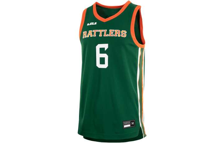 Nike Nike LeBron College Basketball Jersey LeBron James Size 6 Men's Green