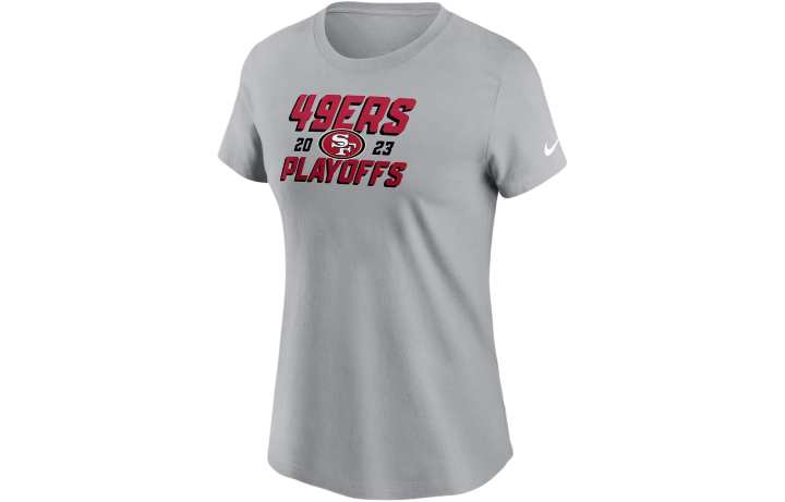 Nike Nike x NFL T Shirt Women's Gray 2023 Season, San Francisco 49ers Team