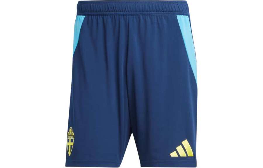 Adidas Adidas Sweden 24 Home Shorts Soccer Bottom Fan Edition, Sweden, Home Men's Dark Blue