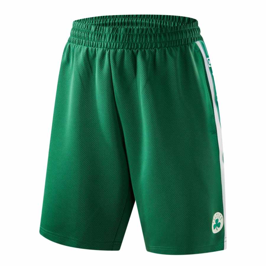 NBA Team Casual Shorts Unisex Green Moderate
