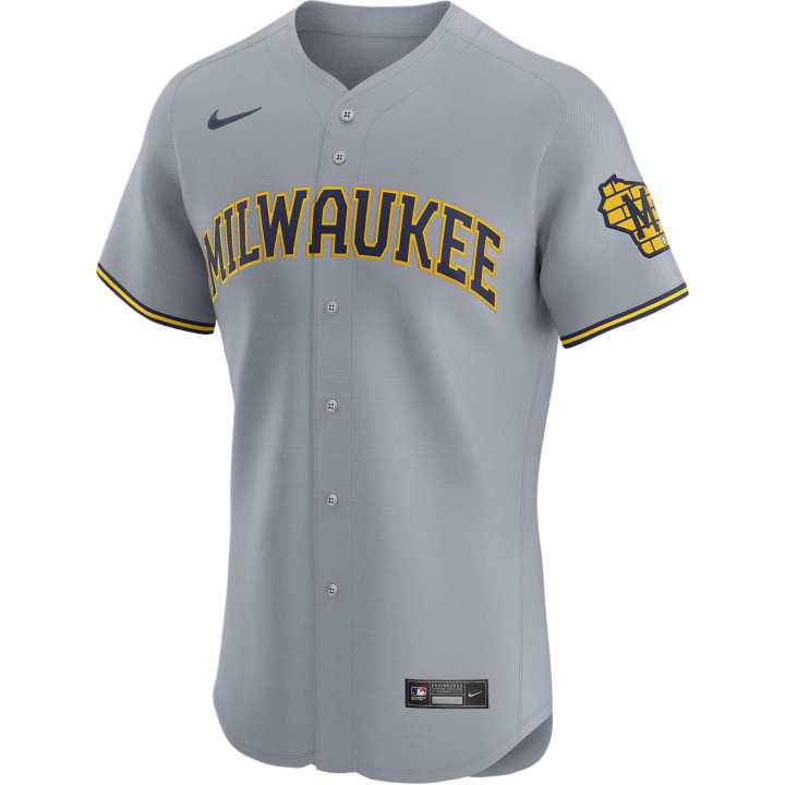 Nike Nike Milwaukee Brewers Men's Nike Dri-FIT Adv Mlb Elite Jersey