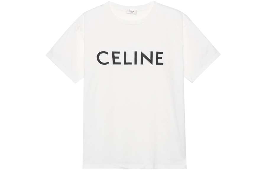 CELINE Loose T SHIRT In Cotton Jersey