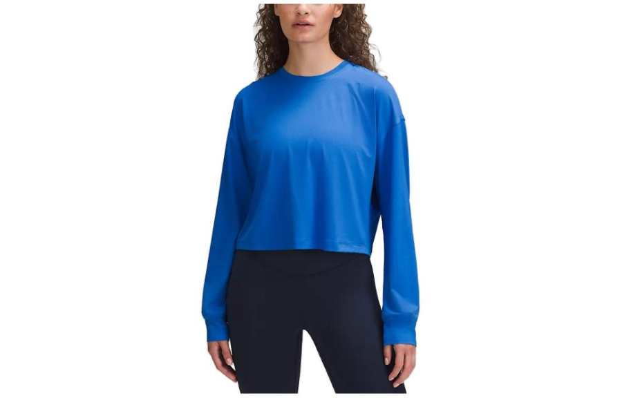 Lululemon Abrasion Resistant Training Long Sleeve Shirt T Shirt Women's