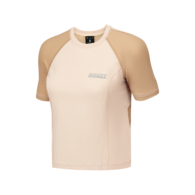 Skechers T Shirt Women's Milk Brown 05KE