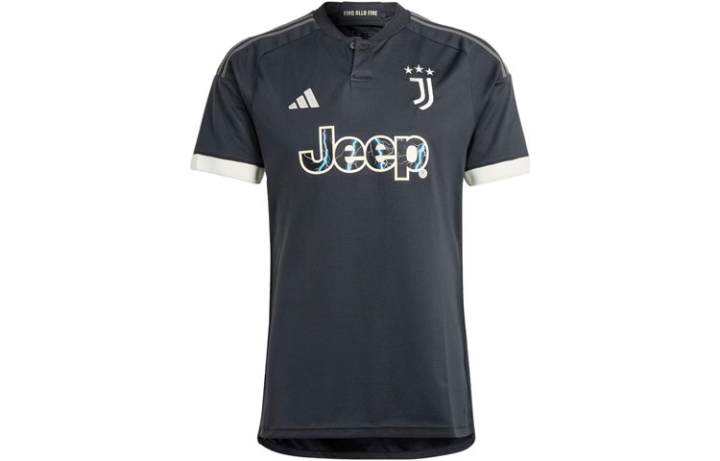 Adidas Adidas X Jeep Juventus Soccer Jerseys Men's Dark Gray Moderate