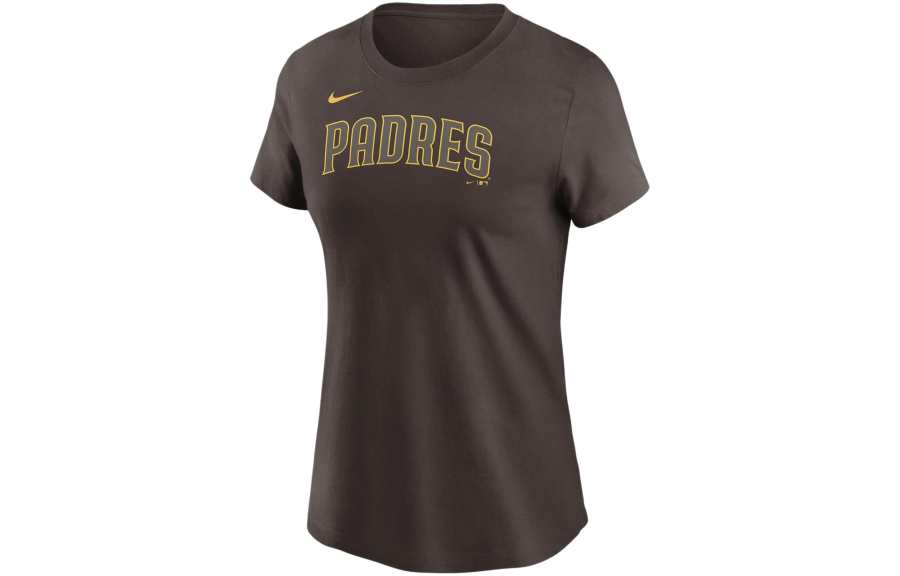 Nike Nike San Diego Padres Wordmark T-Shirt Women's Brown